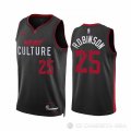 Camiseta Orlando Robinson #25 Miami Heat Ciudad 2023-24 Negro