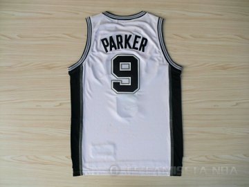 Camiseta Parker #9 San Antonio Spurs Blanco