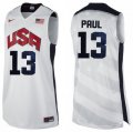 Camiseta Paul #13 USA 2012 Blanco