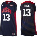 Camiseta Paul #13 USA 2012 Negro