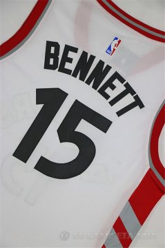 Camiseta Bennett #15 Toronto Raptors Blanco