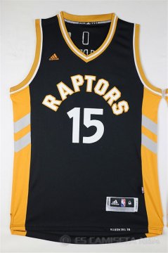 Camiseta Bennett #15 Toronto Raptors Negro Oro