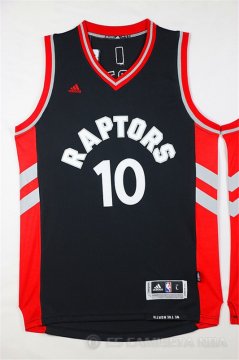 Camiseta Derozan #10 Toronto Raptors Negro