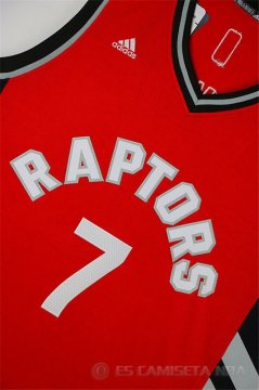 Camiseta Lowry #7 Toronto Raptors Rojo