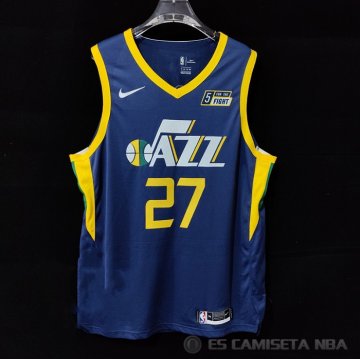 Camiseta Rudy Gobert #27 Utah Jazz Icon Autentico Azul