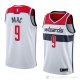 Camiseta Sheldon Mac #9 Washington Wizards Association 2018 Blanco