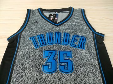 Camiseta Durant #35 Thunder 2013 Moda Estatica Gris