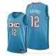 Camiseta Steven Adams #12 Oklahoma City Thunder Ciudad Edition Azul