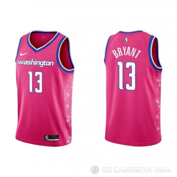 Camiseta Thomas Bryant #13 Washington Wizards Ciudad 2022-23 Rosa