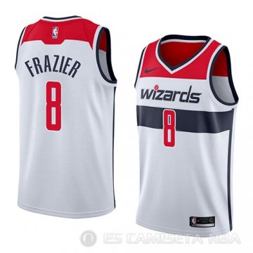 Camiseta Tim Frazier #8 Washington Wizards Association 2018 Blanco