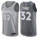 Camiseta Towns #32 Minnesota Timberwolves Ciudad 2017-18 Gris