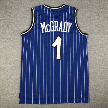 Camiseta Tracy McGrady NO 1 Orlando Magic Mitchell & Ness 2003-04 Azul