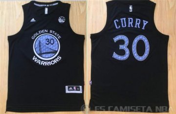 Camiseta Curry #30 Golden State Negro Diamante