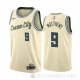 Camiseta Wesley Matthews #9 Milwaukee Bucks Ciudad Crema