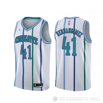 Camiseta Willy Hernangomez #41 Charlotte Hornets Classic Blanco