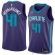 Camiseta Willy Hernangomez #41 Charlotte Hornets Statement 2018 Violet