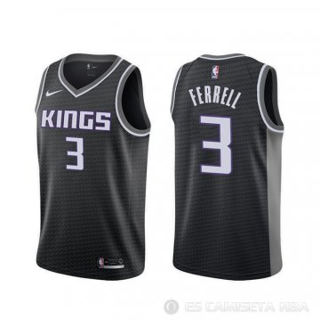 Camiseta Yogi Ferrell #3 Sacramento Kings Statement Negro