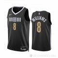 Camiseta Ziaire Williams #8 Memphis Grizzlies Ciudad 2023-24 Negro