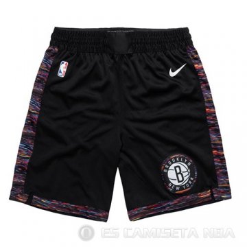 Pantalone Brooklyn Nets Ciudad 2019 Negro