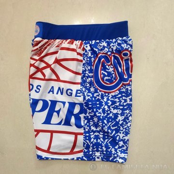 Pantalone Los Angeles Clippers Mitchell & Ness 1984 Azul