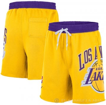 Pantalone Los Angeles Lakers Big Logo Just Don Amarillo