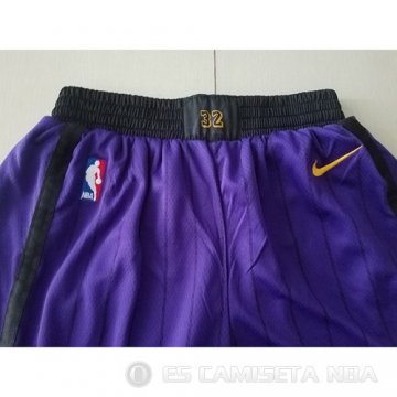 Pantalone Los Angeles Lakers Ciudad 2018-19 Violeta