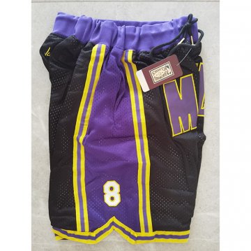 Pantalone Los Angeles Lakers Mamba Violeta Negro