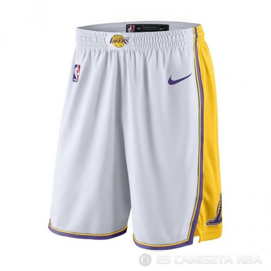 Pantalone Los Angeles Lakers Statement Blanco - Haga un click en la imagen para cerrar