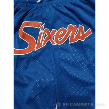Pantalone Philadelphia 76ers Just Don Azul