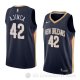 Camiseta Alexis Ajinca #42 New Orleans Pelicans Icon 2018 Azul