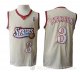 Camiseta Allen Iverson #3 Philadelphia 76ers Retro Crema