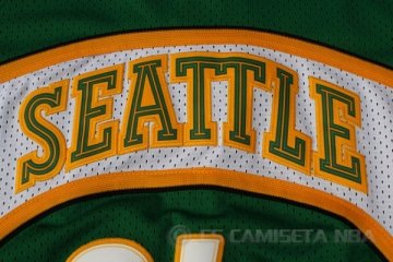 Camiseta Allen Sonics #34 Seattle SuperSonics Verde