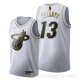 Camiseta Bam Adebayo #13 Golden Edition Miami Heat Blanco