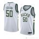 Camiseta Bonzie Colson #50 Milwaukee Bucks Association 2018 Blanco