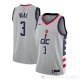 Camiseta Bradley Beal NO 3 Washington Wizards Ciudad 2020-21 Gris