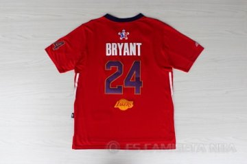 Camiseta Bryant #24 All Star 2014 Rojo