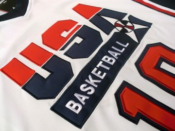 Camiseta Bryant #10 USA 1992 Blanco