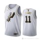 Camiseta Bryn Forbes #11 Golden Edition San Antonio Spurs Blanco