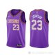 Camiseta Cameron Johnson #23 Phoenix Suns Ciudad 2018 19 Violeta