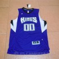 Camiseta Cauley Stein #00 Sacramento Kings Azul