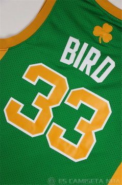 Camiseta Bird #33 Boston Celtics Verde Phnom Penh