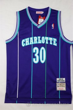 Camiseta Curry #30 Charlotte Hornets Purpura