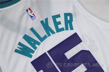 Camiseta Walker #15 Charlotte Hornets Blanco