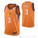 Camiseta Chris Paul NO 3 Phoenix Suns Statement 2021 Naranja