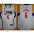 Camiseta Jordan #6 Los Angeles Clippers Blanco