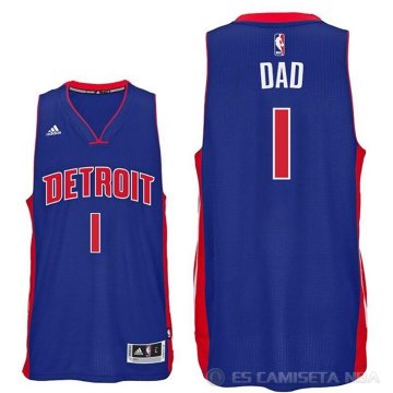 Camiseta Dad #1 Detroit Pistons Dia del Padre Azul