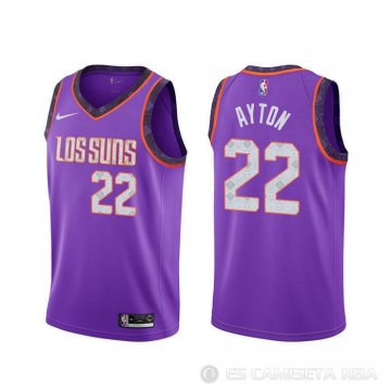 Camiseta Deandre Ayton #22 Phoenix Suns Ciudad Violeta