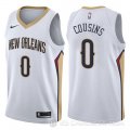 Camiseta Demarcus Cousins #0 New Orleans Pelicans Association 2017-18 Blanco