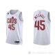 Camiseta Donovan Mitchell #45 Cleveland Cavaliers Association 2022-23 Blanco