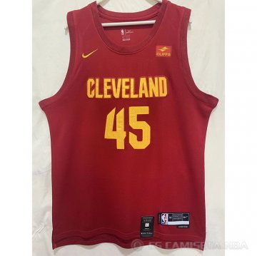 Camiseta Donovan Mitchell #45 Cleveland Cavaliers Icon 2022-23 Rojo